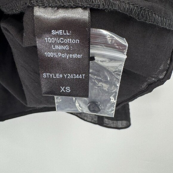 Pomander Place by Tuckernuck Women's Black Cecilia Ruffle Mini Dress sz XS NWT - Picture 6 of 9